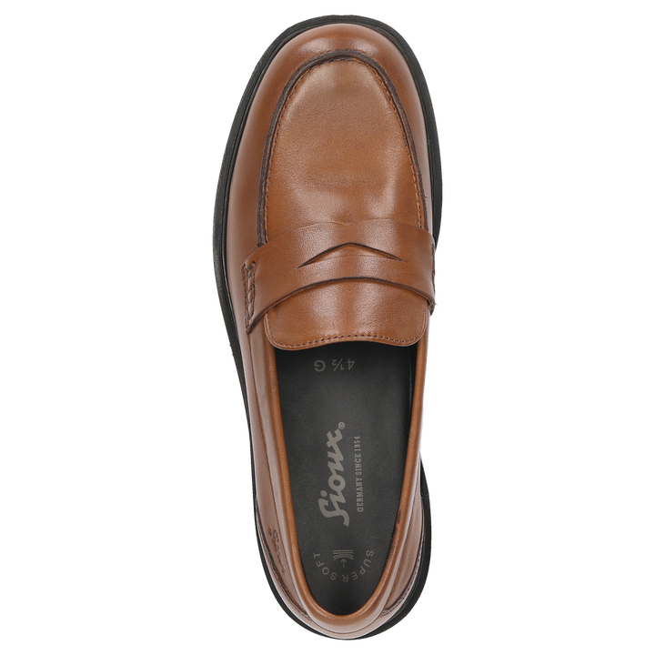 Sioux Nishima-700 pour femme, couleur cognac – vue de dessus