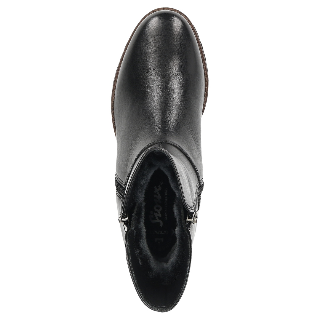 Sioux Meredith-746-LF-H pour femme, en noir – vue de dessus