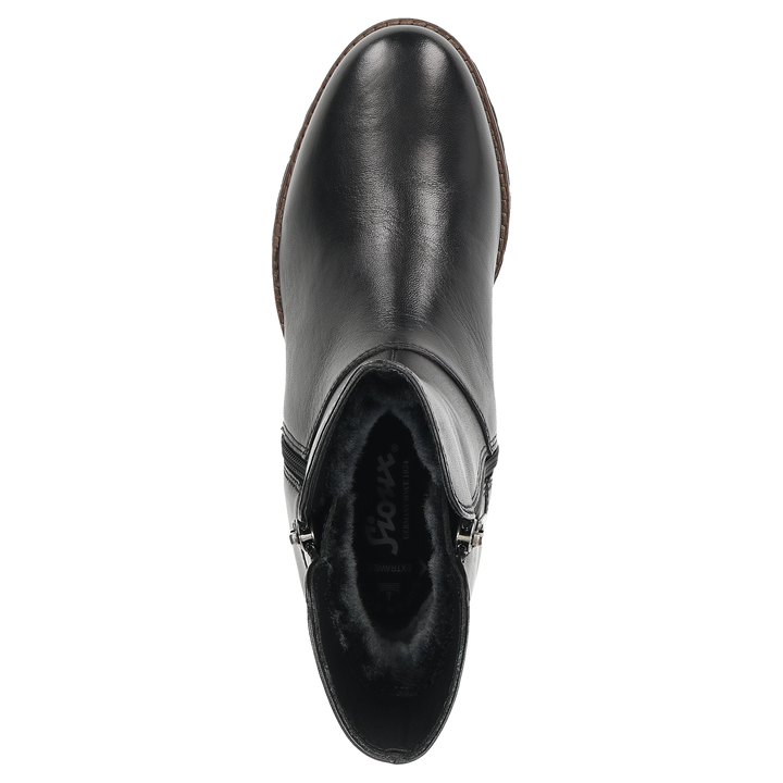 Sioux Meredith-746-LF-H pour femme, en noir – vue de dessus