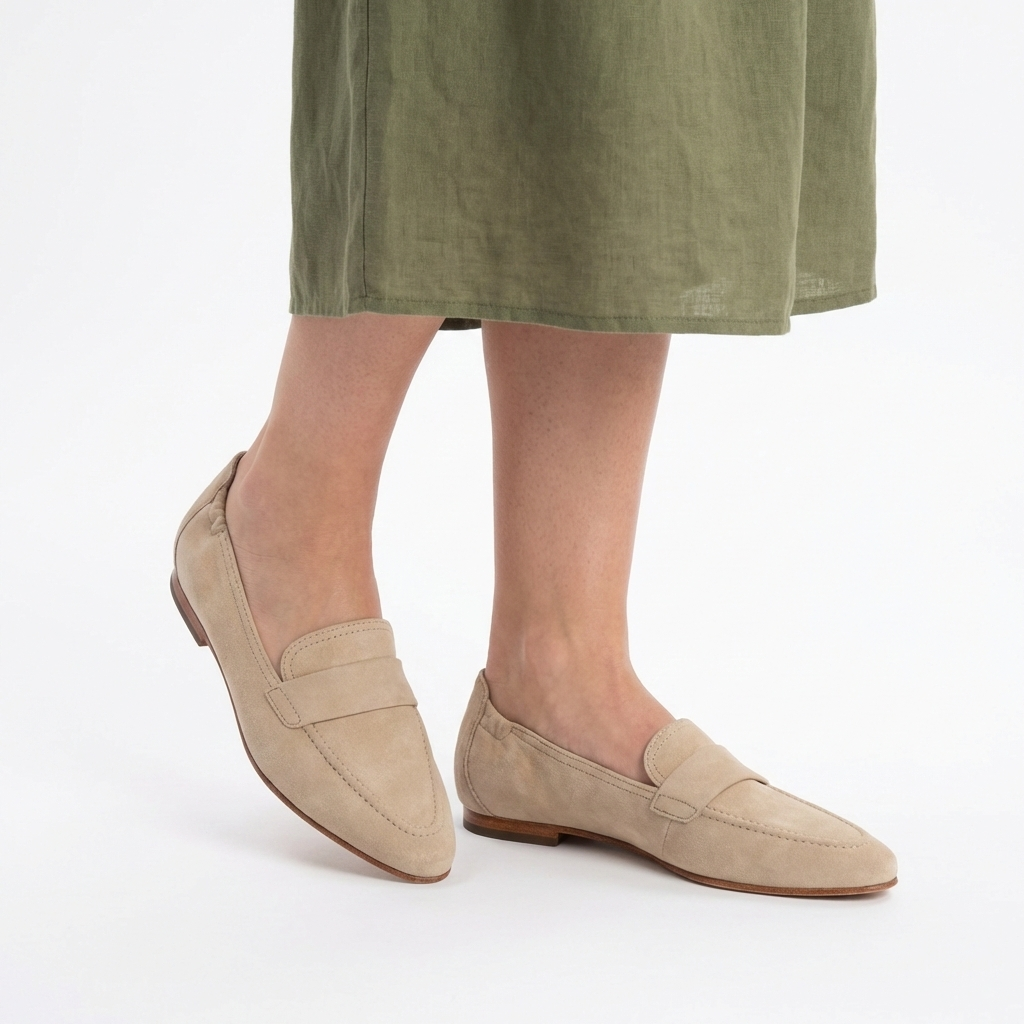 Sioux Hokulani-700 pour femme, couleur beige – photo de la paire