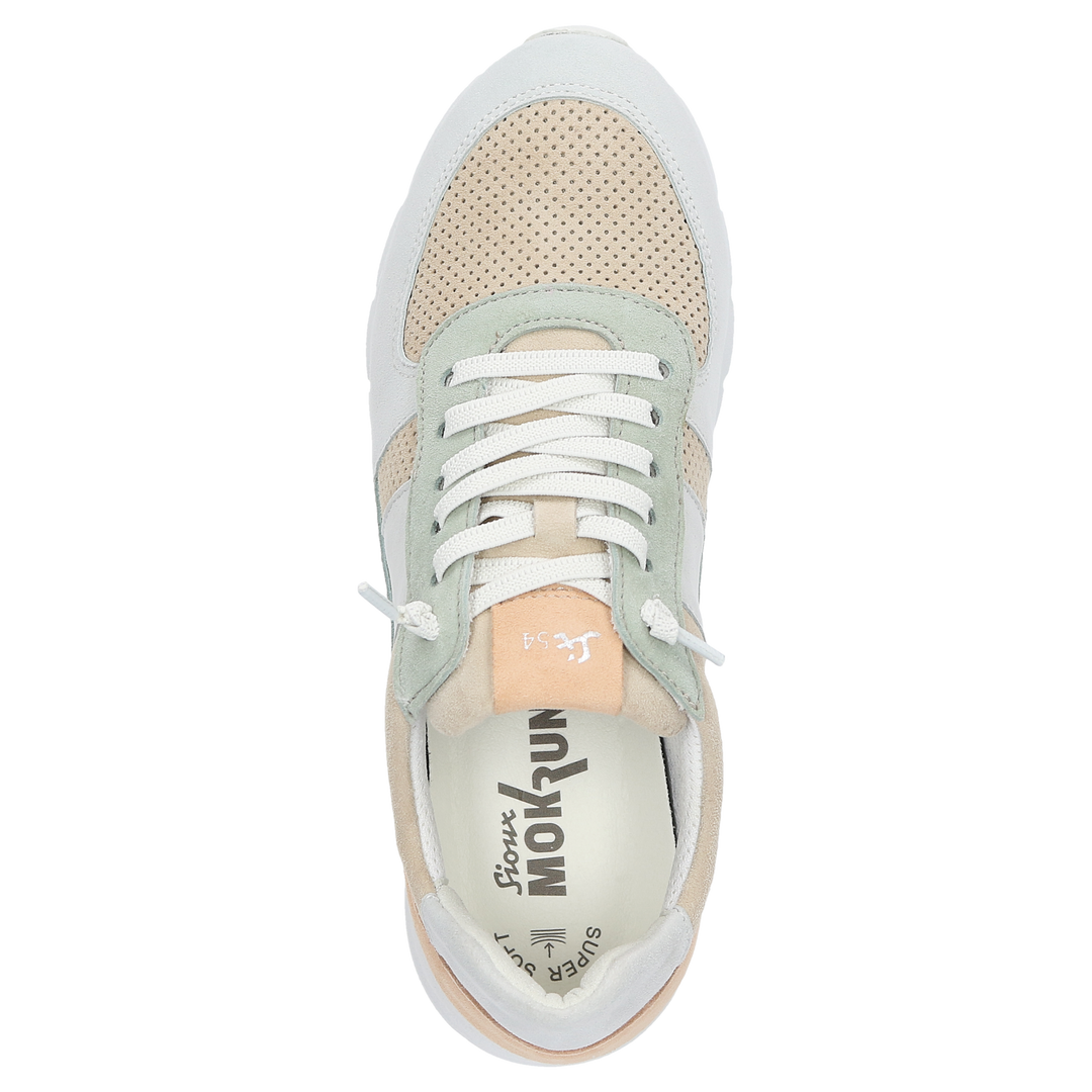 Sioux Mokrunner-D-018 Damen in beige – Ansicht von oben