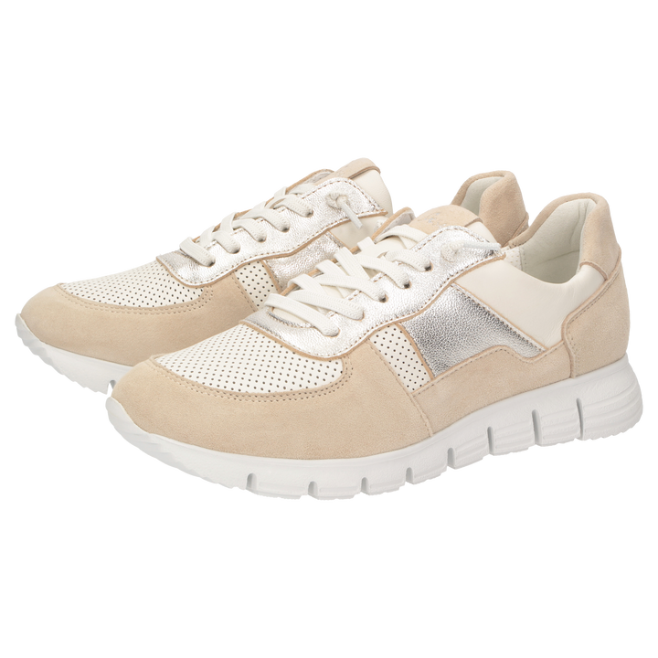 Sioux Mokrunner-D-018 pour femme, couleur beige – photo de la paire