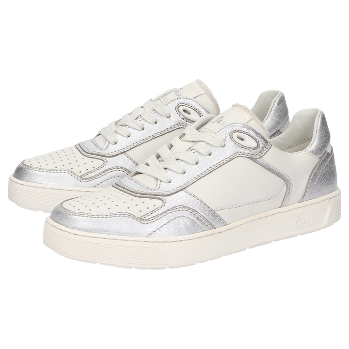 Sioux Maites Sneaker 001 for Women in Silver – Pair View
