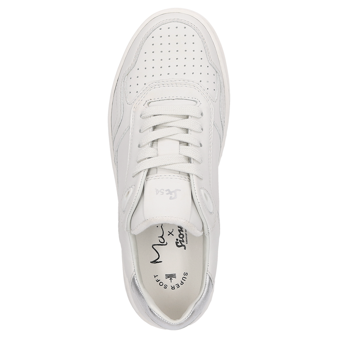 Sioux Maites sneaker 001 Damen in silber – Ansicht von oben