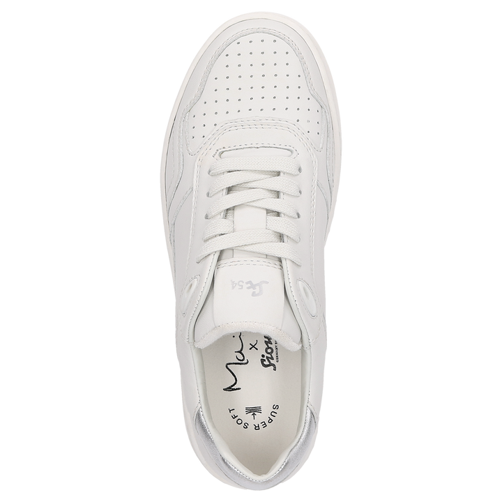Sioux Maites sneaker 001 Damen in silber – Ansicht von oben