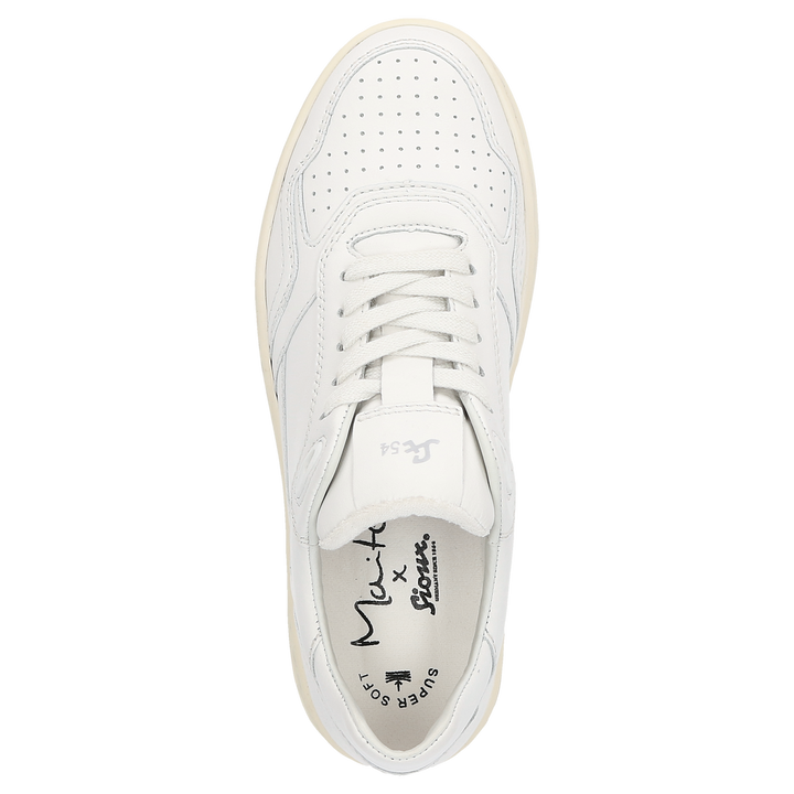 Sioux Maites sneaker 001 Damen in weiß – Ansicht von oben
