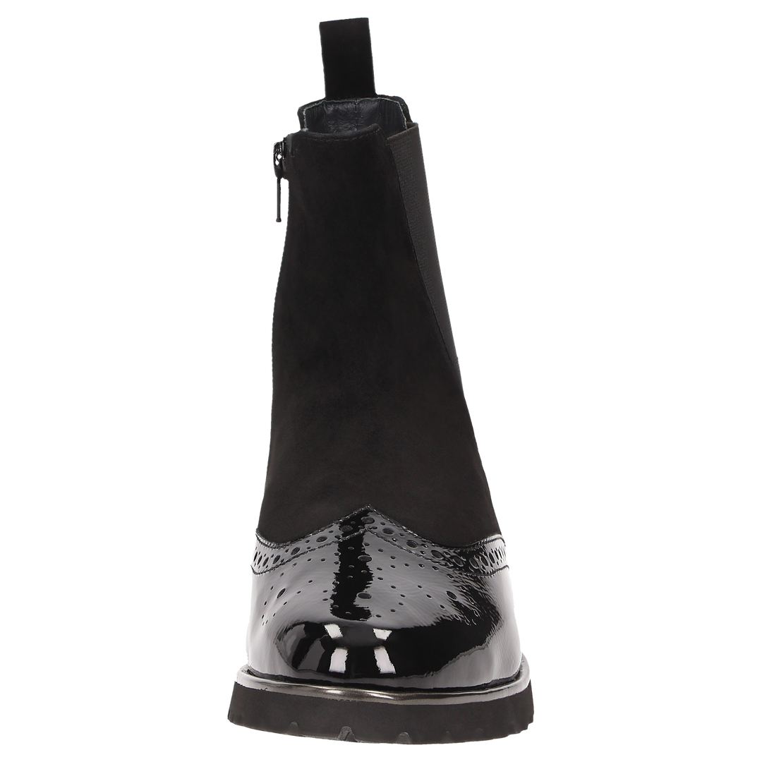 Sioux Meredith-751-H Damen in schwarz – Frontalansicht