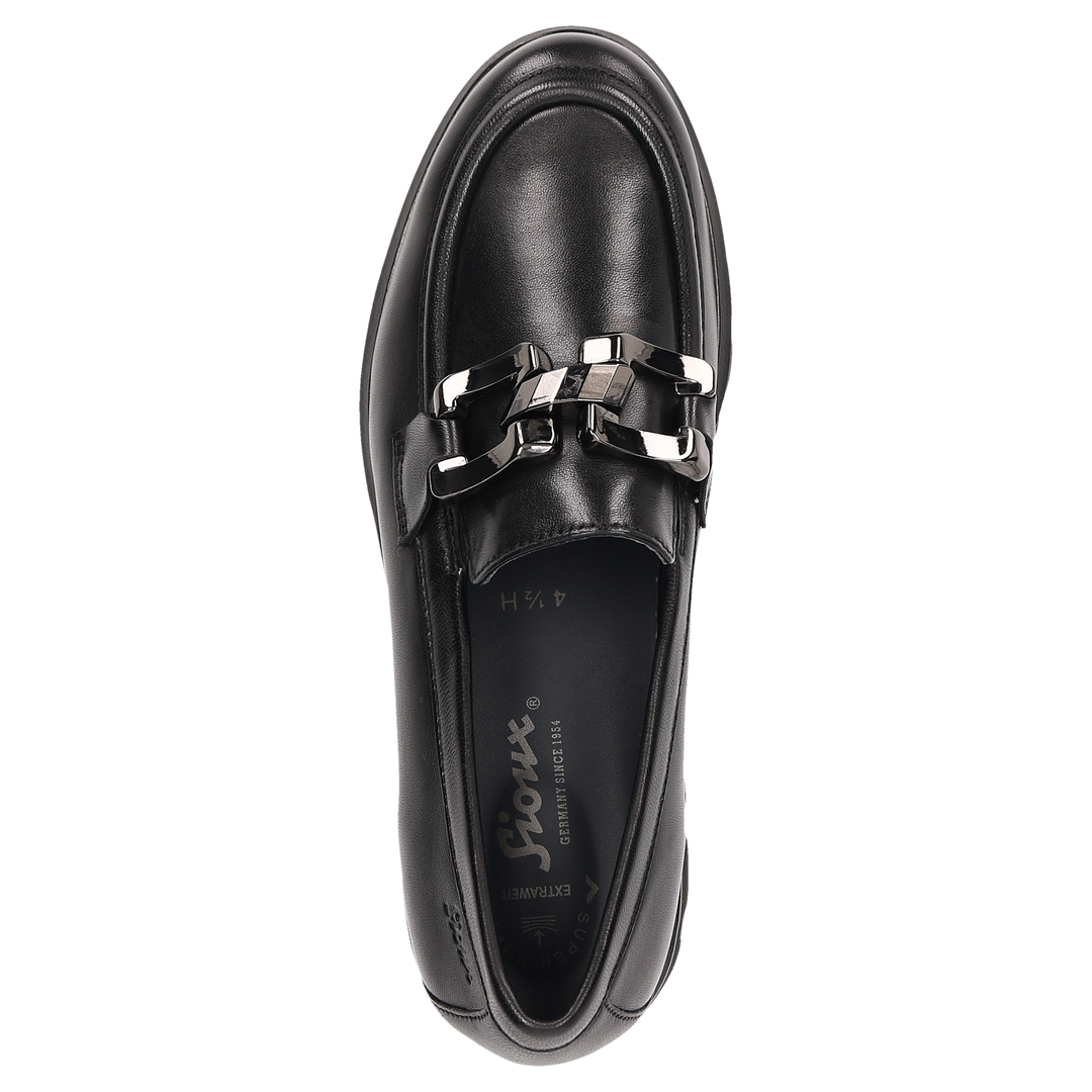 Sioux Meredira-751-H pour femme, en noir – Vue de dessus