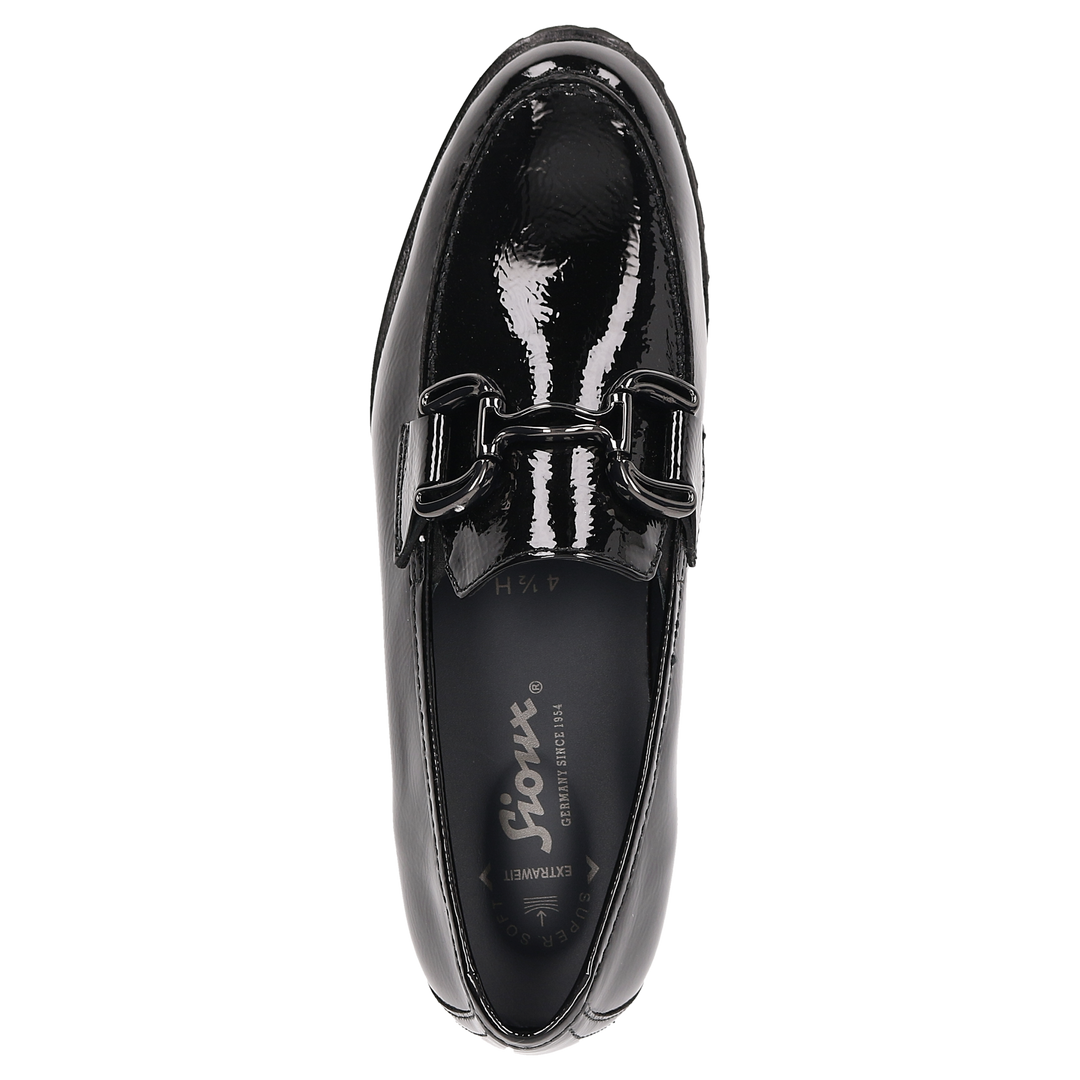 Sioux Meredith-753-H pour femme, en noir – Vue de dessus