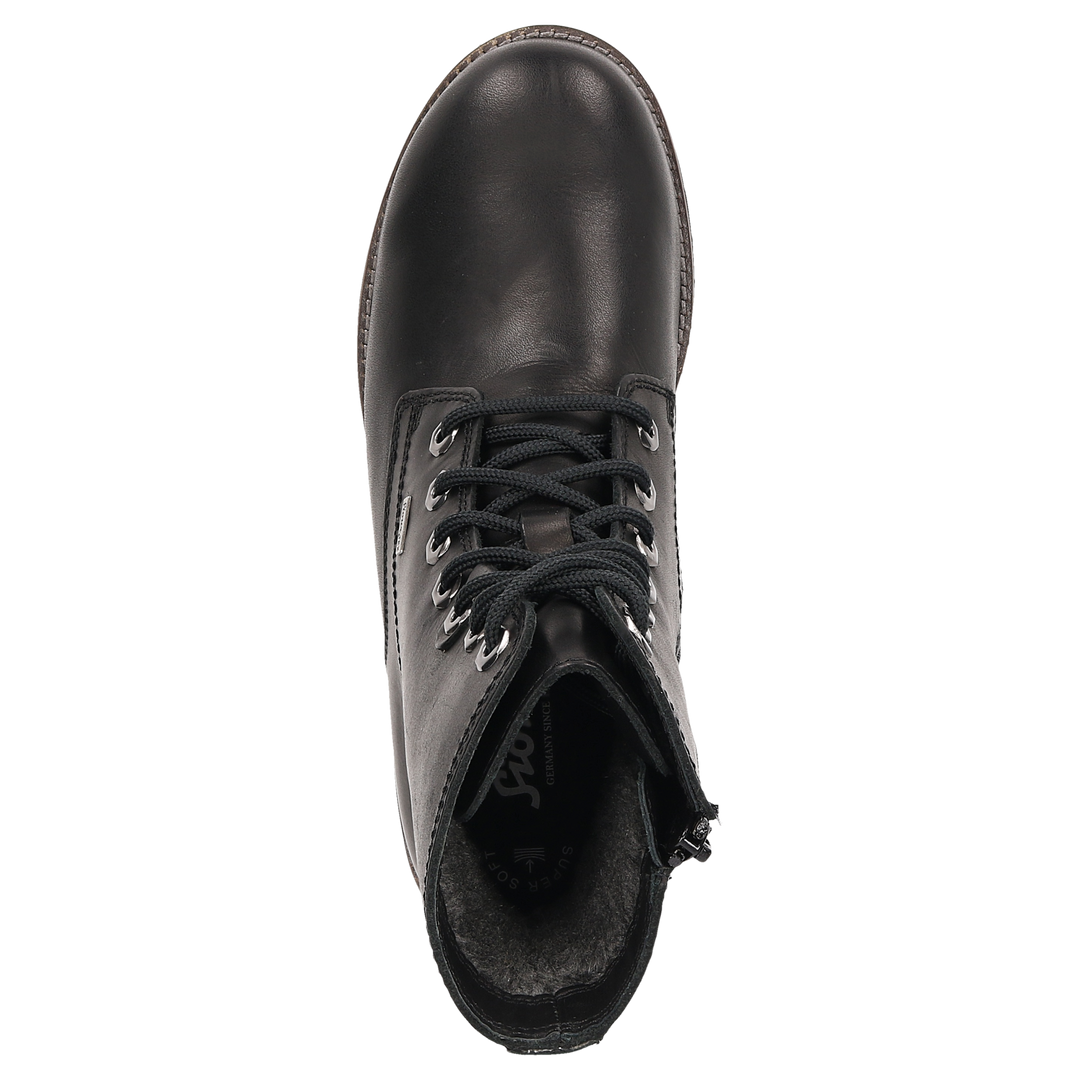 Sioux Elmiana-700-TEX-WF pour femme, en noir – Vue de dessus