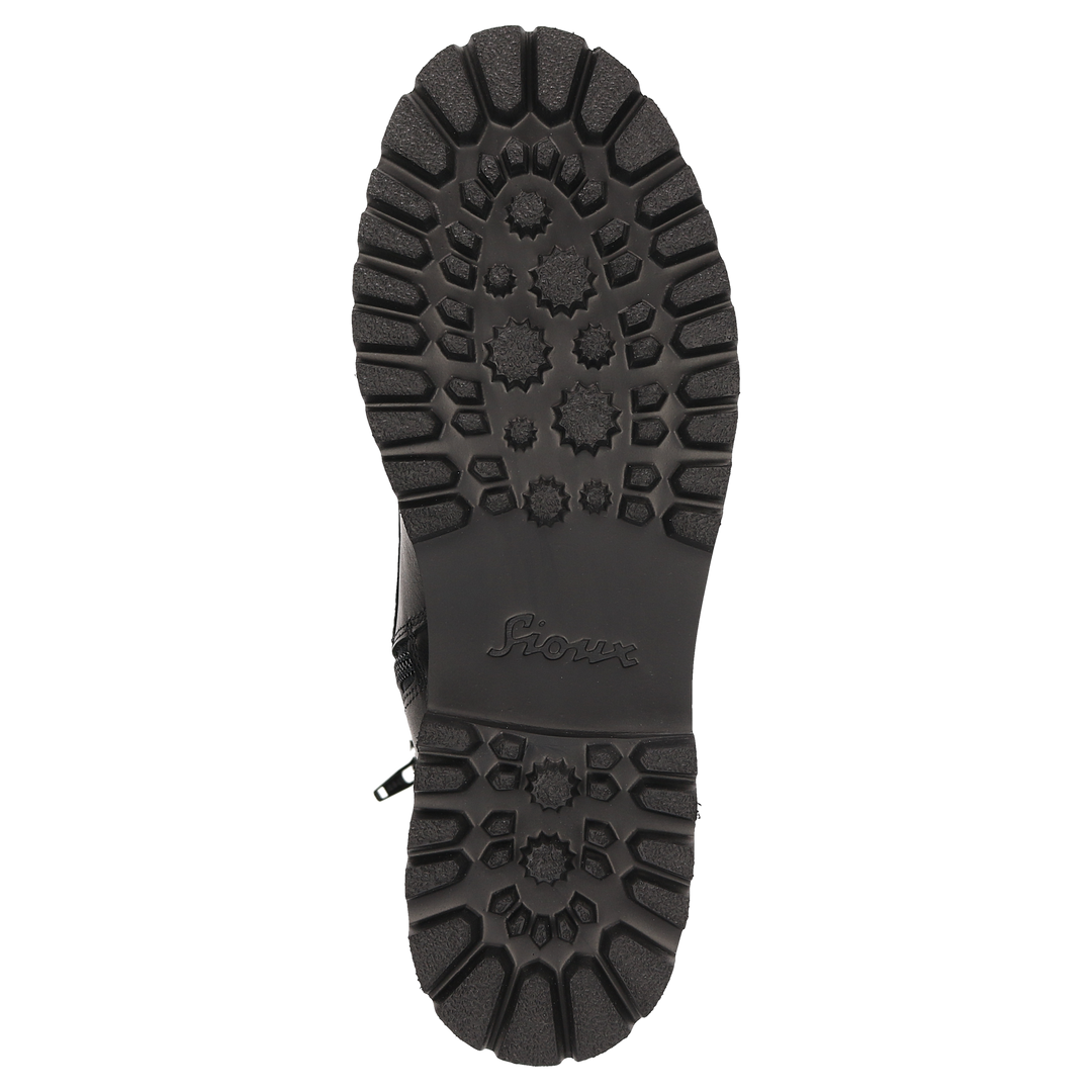 Sioux Elmiana-700-TEX-WF pour femme, en noir – Vue de la semelle