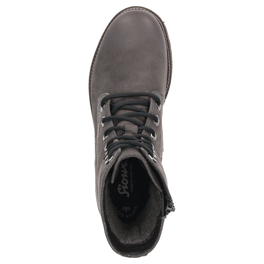 Sioux Elmiana-700-TEX-WF pour femme, couleur grise – Vue de dessus