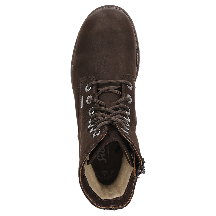 Sioux Elmiana-700-TEX-WF Damen in dunkelbraun – Ansicht von oben