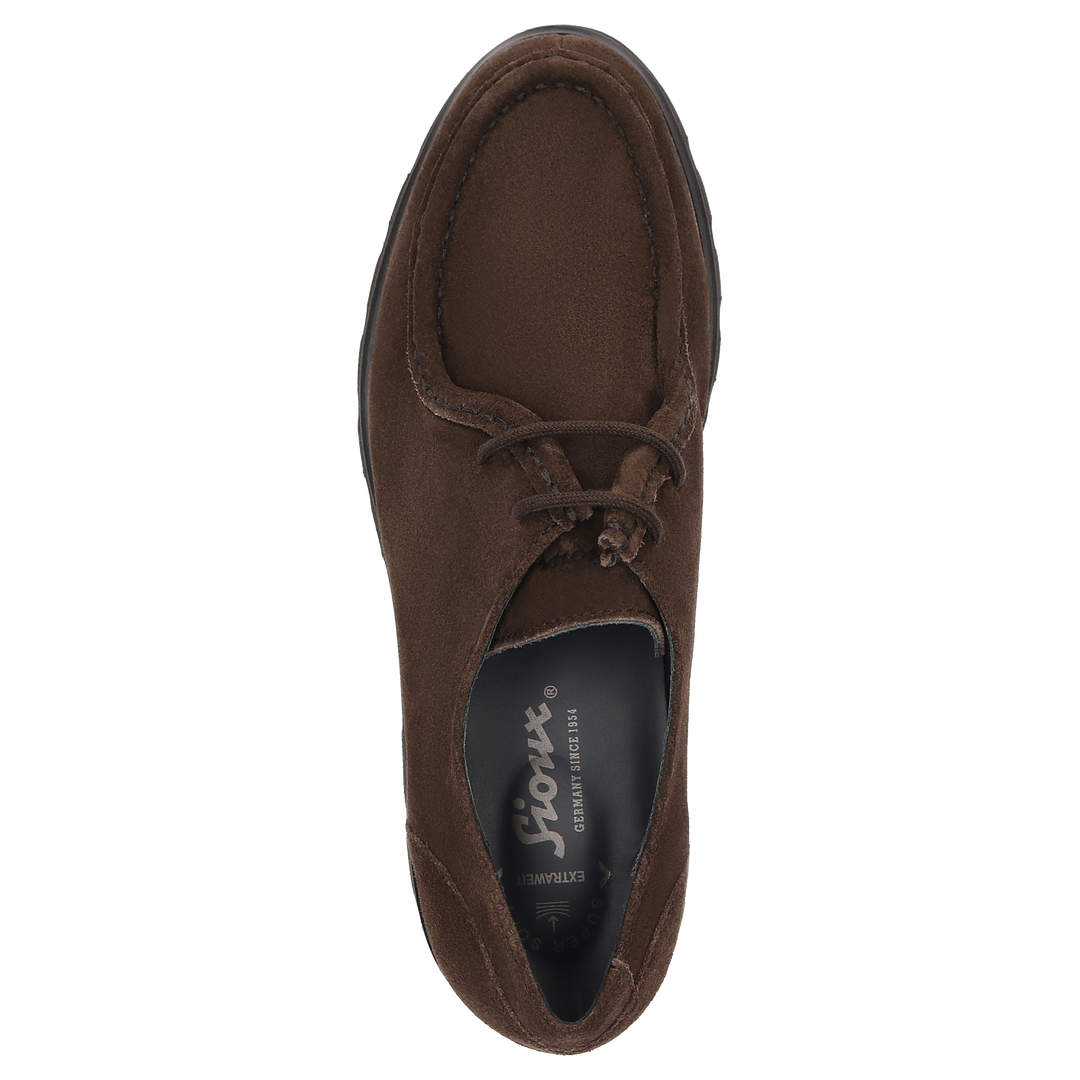 Sioux Meredira-752-H pour femme, marron foncé – vue de dessus