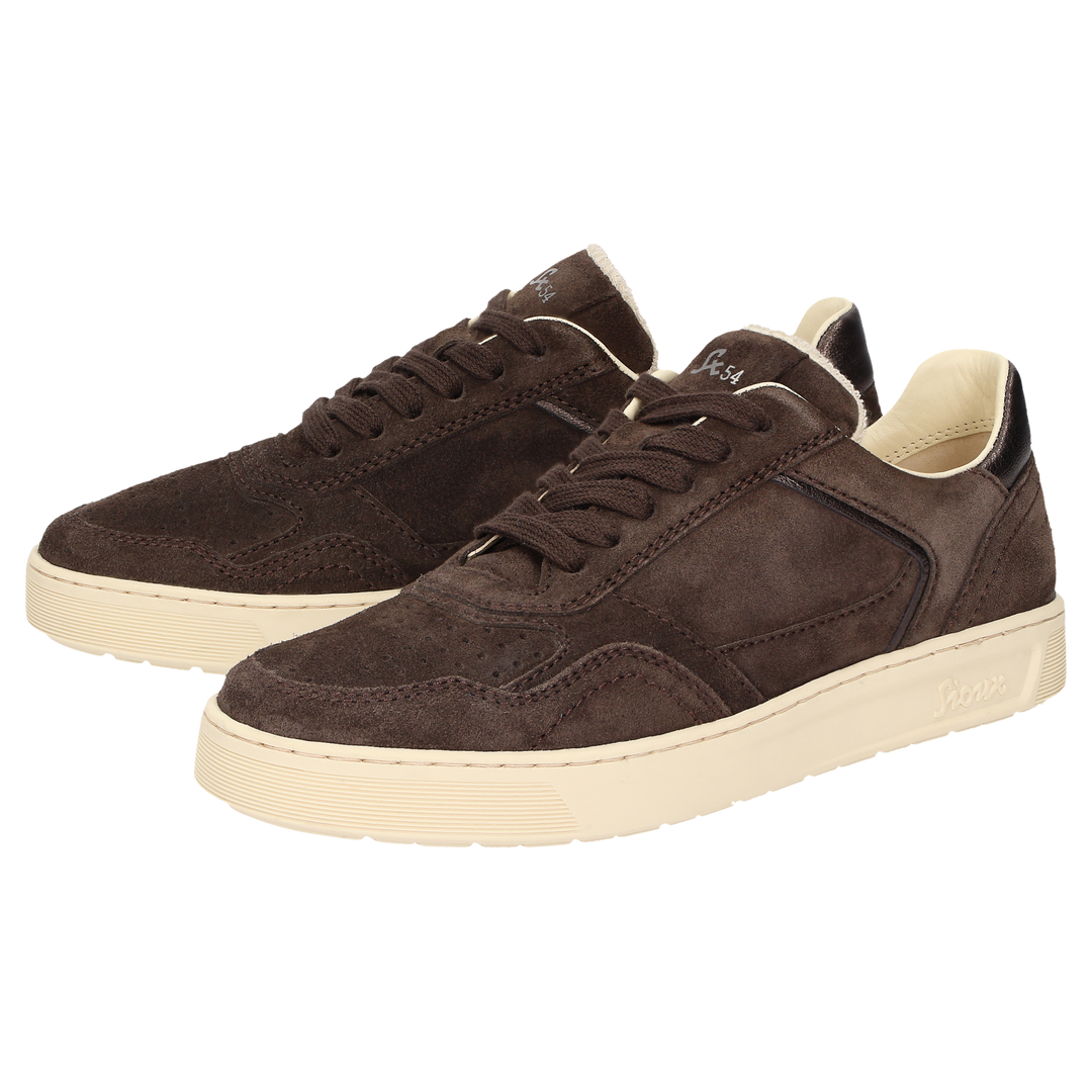 Sioux Maites sneaker 004 Damen in dunkelbraun – Paarbild