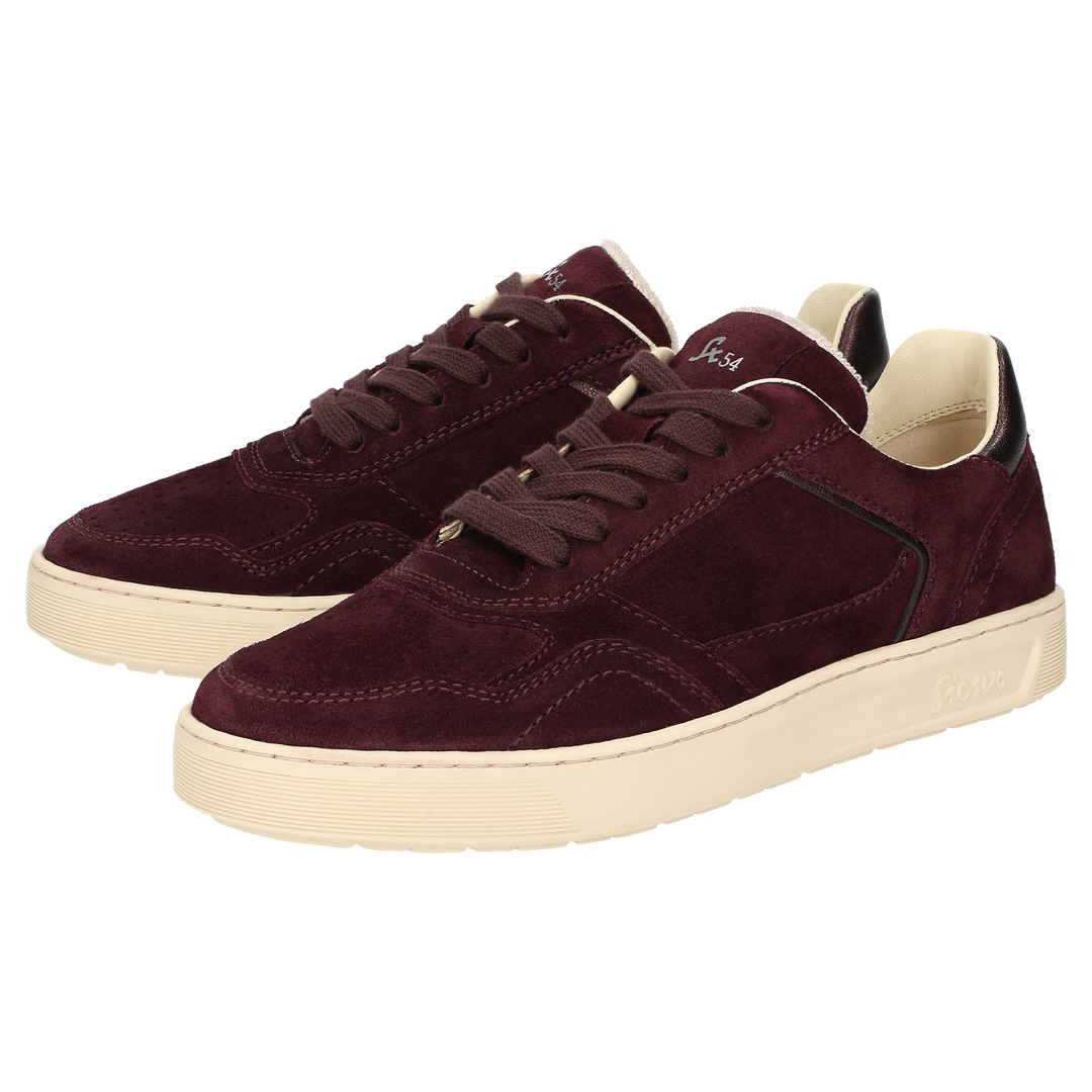 Sioux Maites sneaker 004 Damen in dunkelrot – Paarbild