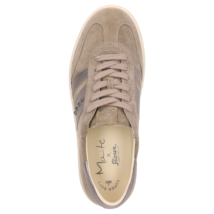 Sioux Maites sneaker 005 Damen in beige – Ansicht von oben