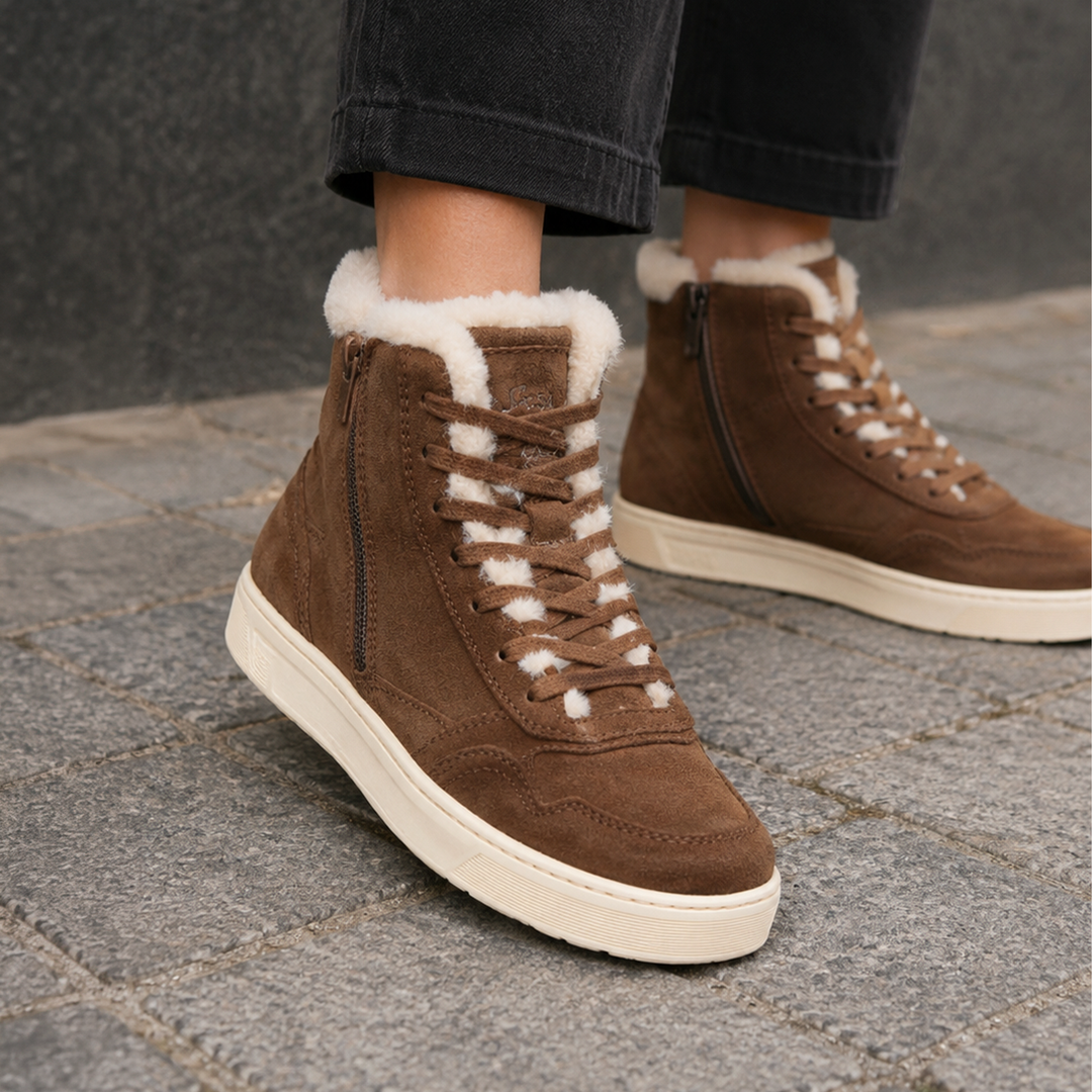 Sioux Maites sneak 006-LF Damen in braun – Paarbild