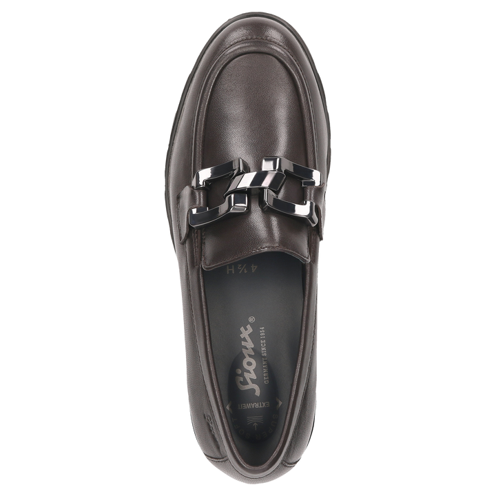 Sioux Meredira-751-H Damen in dunkelbraun – Ansicht von oben