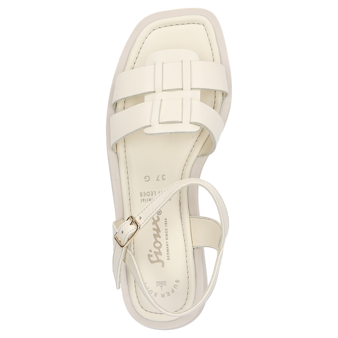 Sioux Molsirka-702 pour femme, couleur beige – Vue de dessus