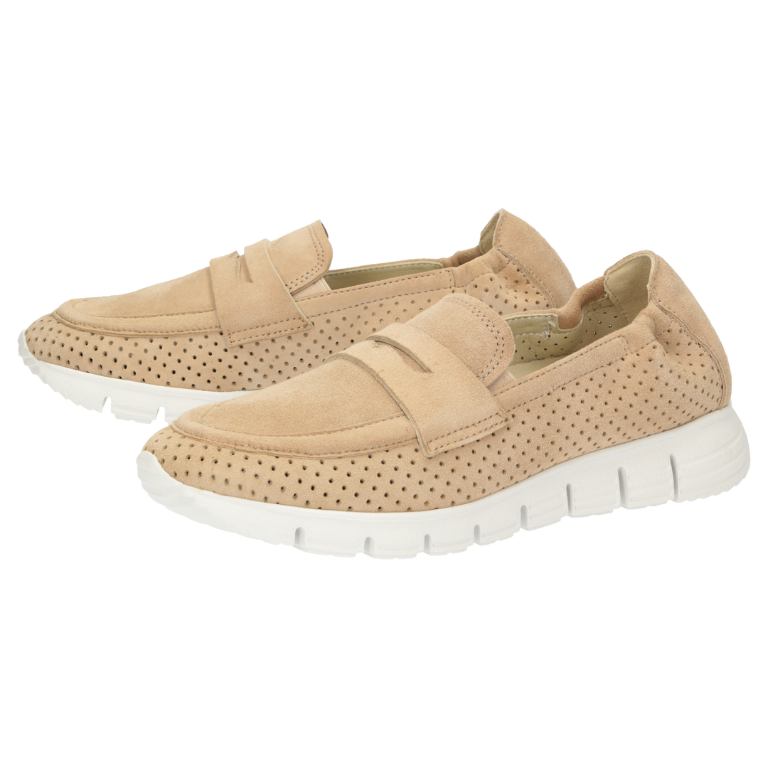 Sioux Mokrunner-D-019 Damen in beige – Paarbild