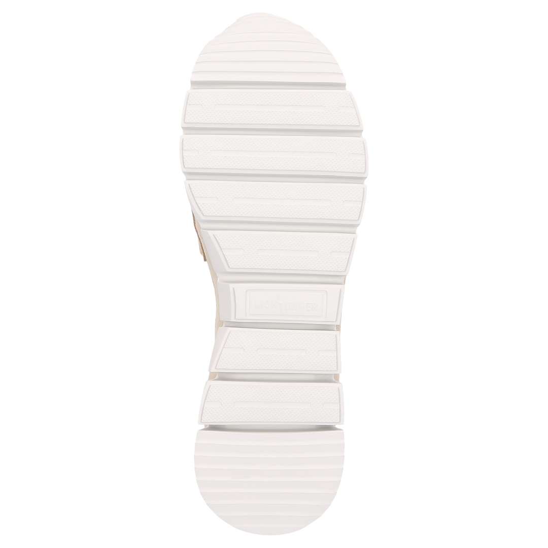 Sioux Mokrunner-D-020 dames in beige – zoolaanzicht