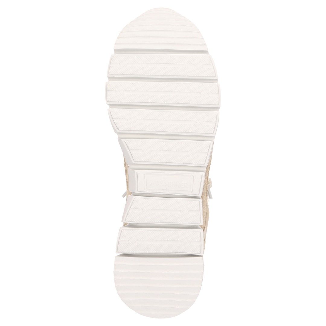 Sioux Mokrunner-D-021 pour femme, couleur beige – Vue de la semelle