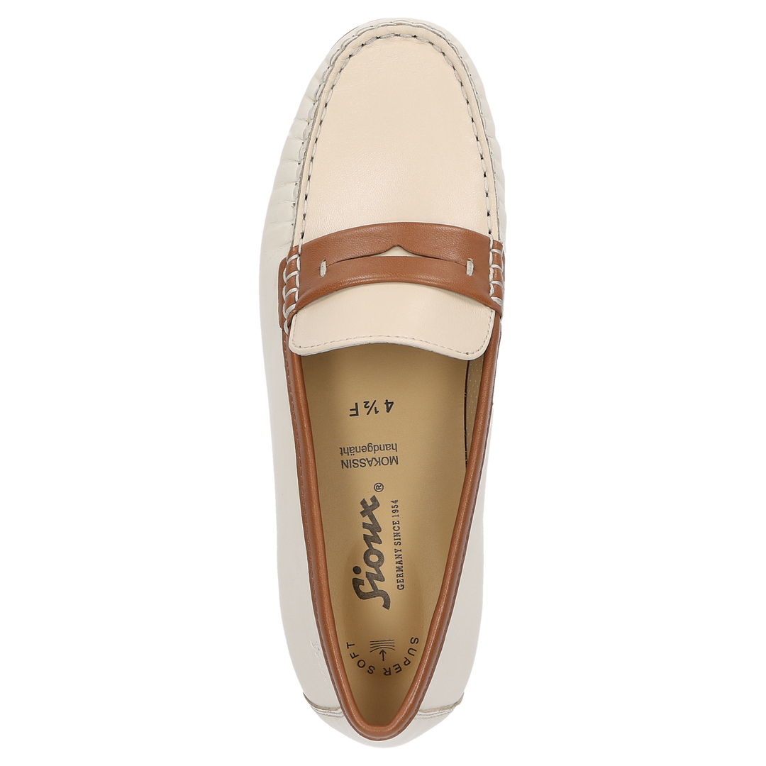 Sioux Rosikena-700 pour femme, couleur beige – vue de dessus