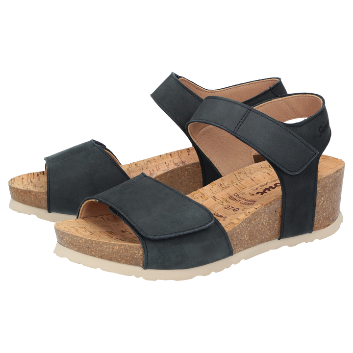 Sioux Yagmur-700 pour femme, bleu foncé – Photo de la paire
