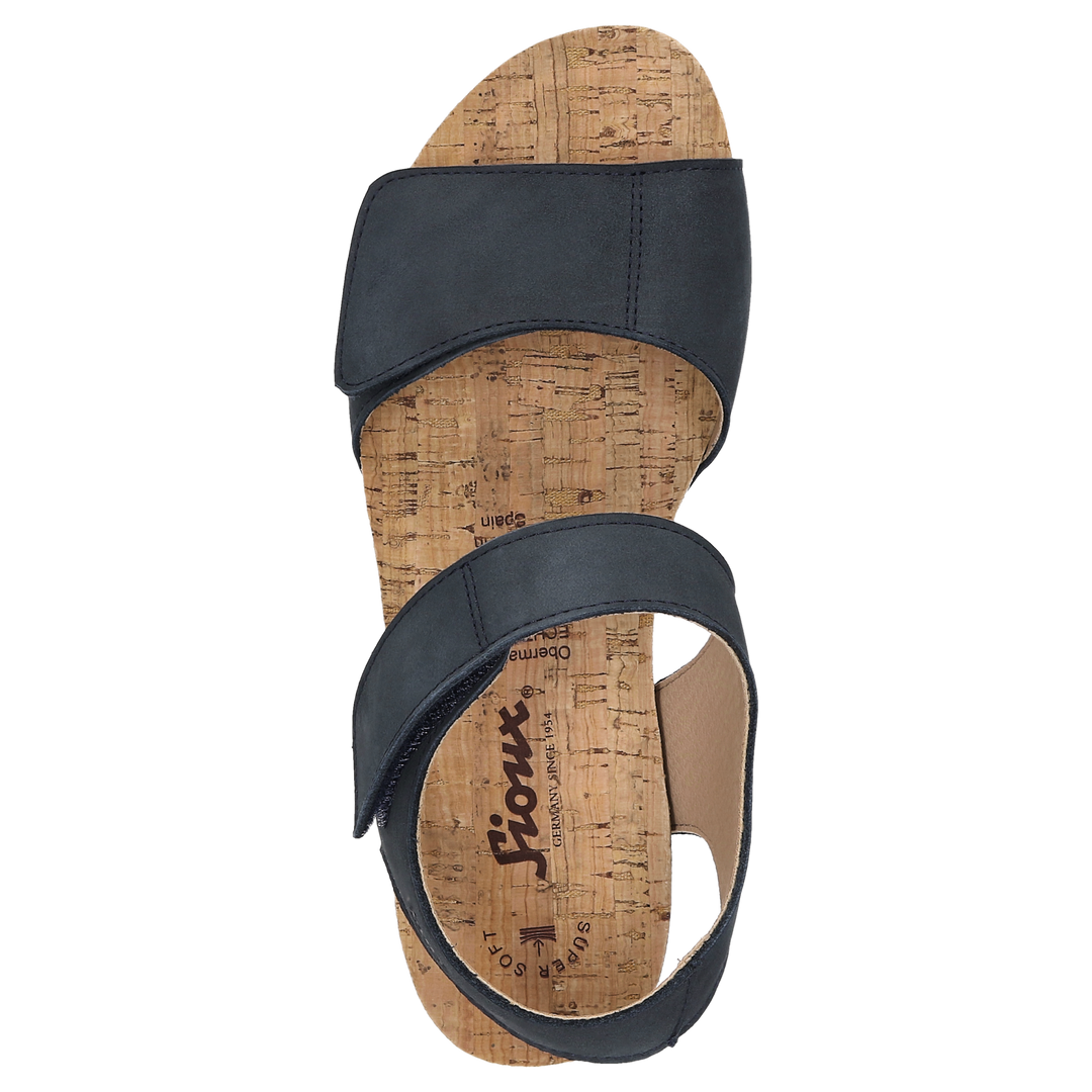 Sioux Yagmur-700 pour femme, bleu foncé – Vue de dessus