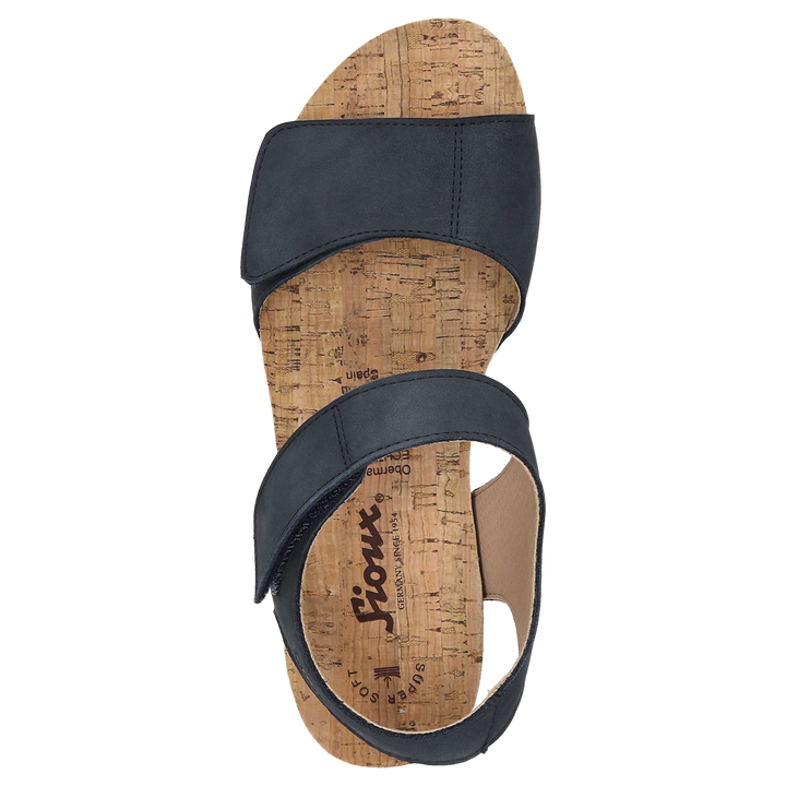 Sioux Yagmur-700 pour femme, bleu foncé – Vue de dessus
