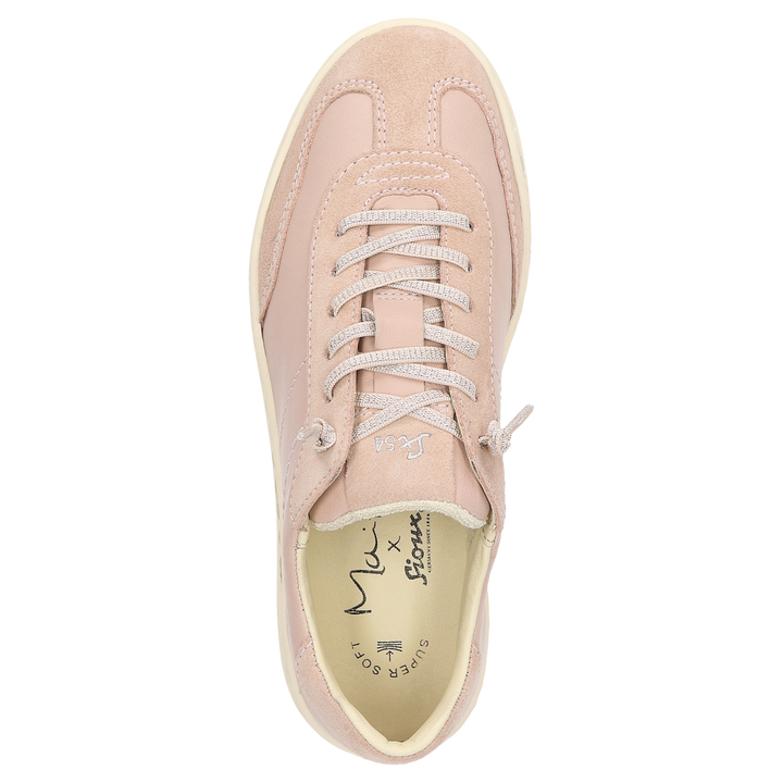 Sioux Maites sneaker 008 Damen in rosa – Ansicht von oben