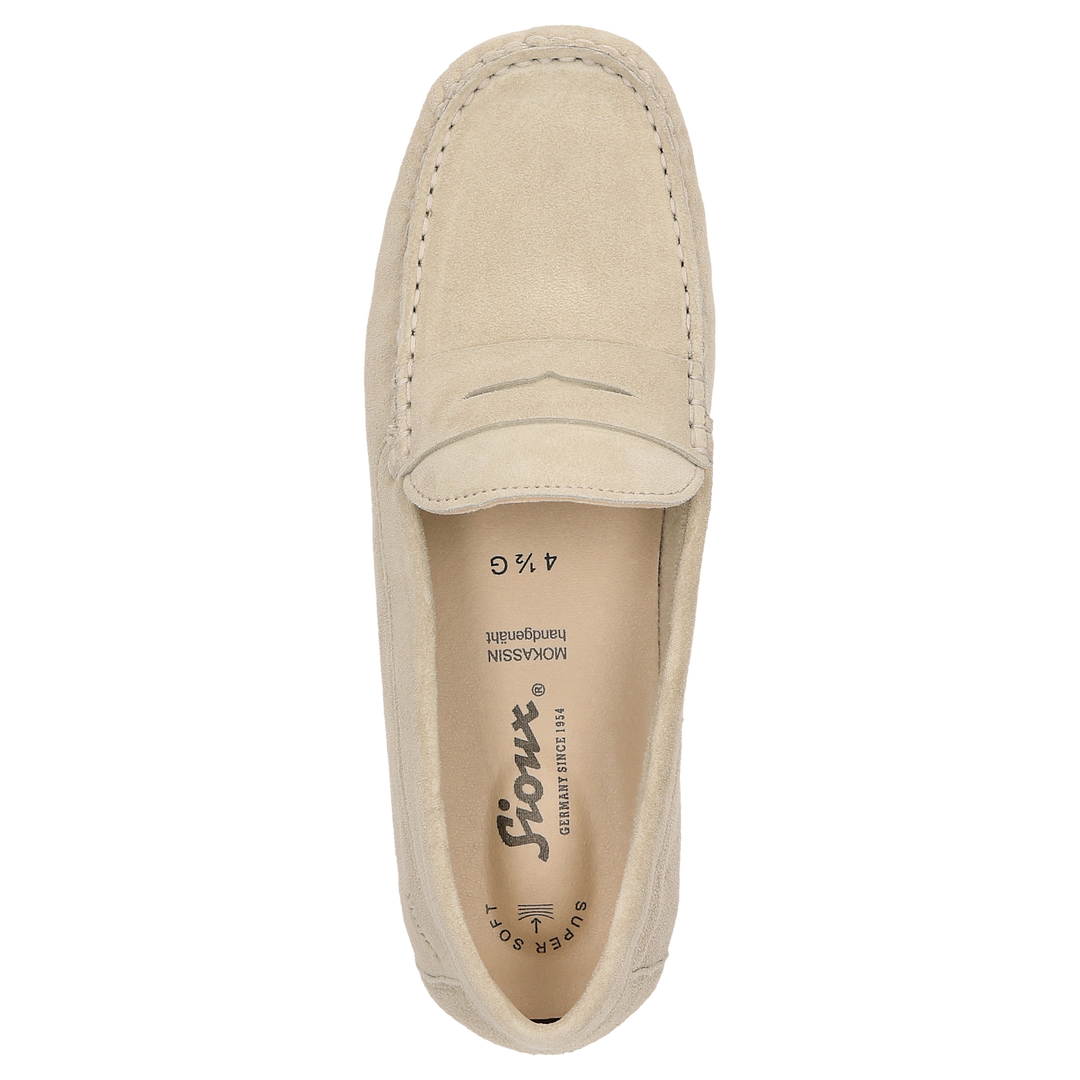 Sioux Simadesa-700 dames in beige – bovenaanzicht