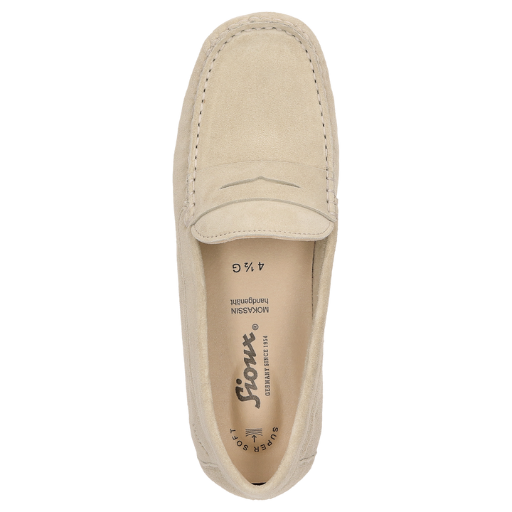 Sioux Simadesa-700 dames in beige – bovenaanzicht