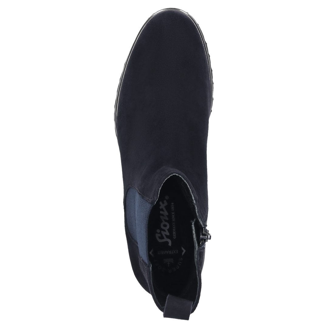 Sioux Meredith-750-H dames in donkerblauw – aanzicht van bovenaf