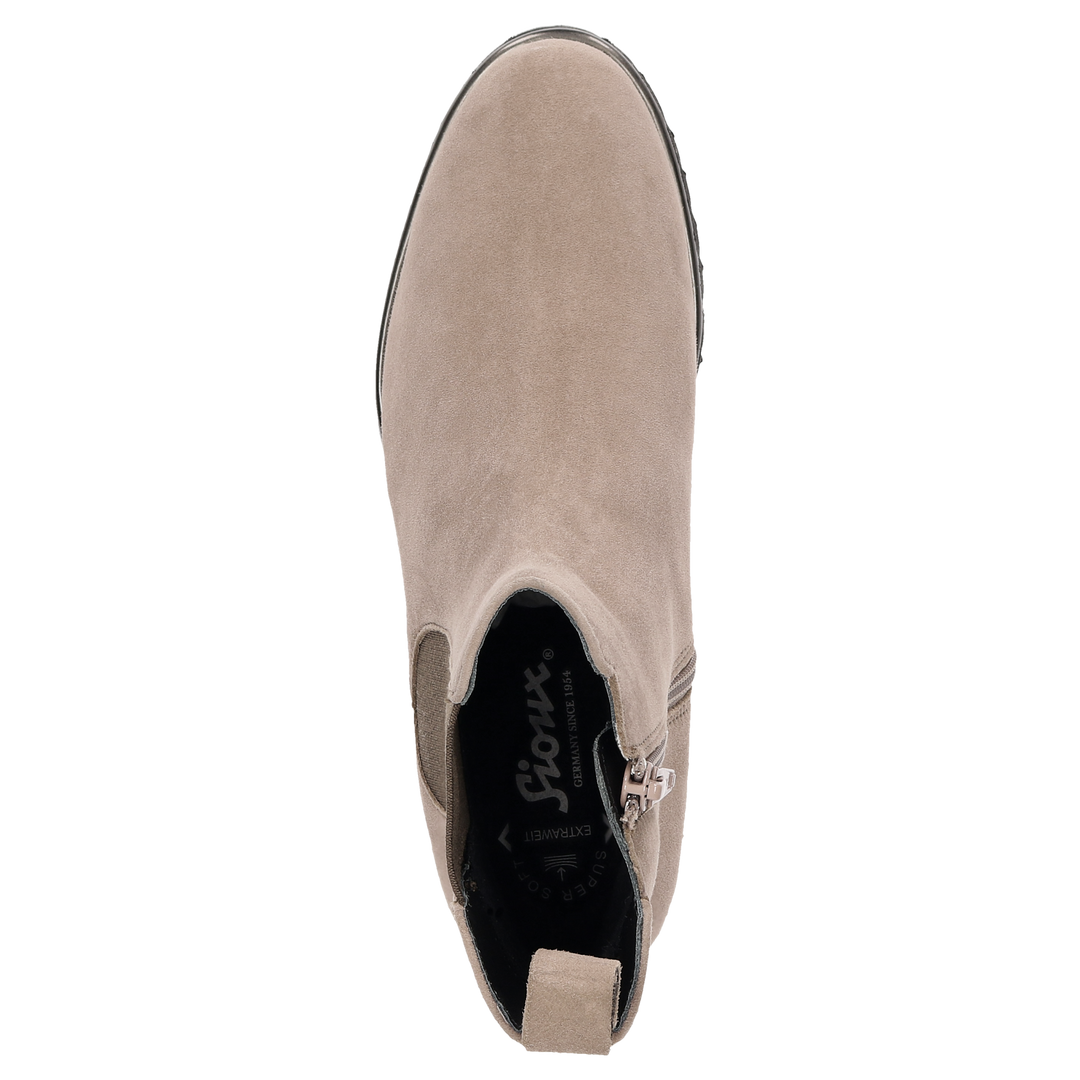 Sioux Meredith-750-H dames in beige – bovenaanzicht