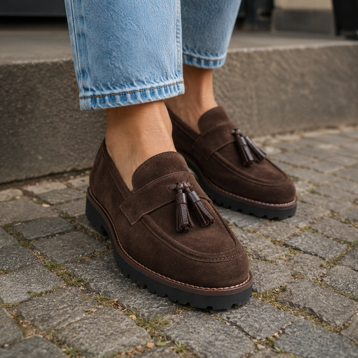 Sioux Meredith-758-H Damen in dunkelbraun – Paarbild