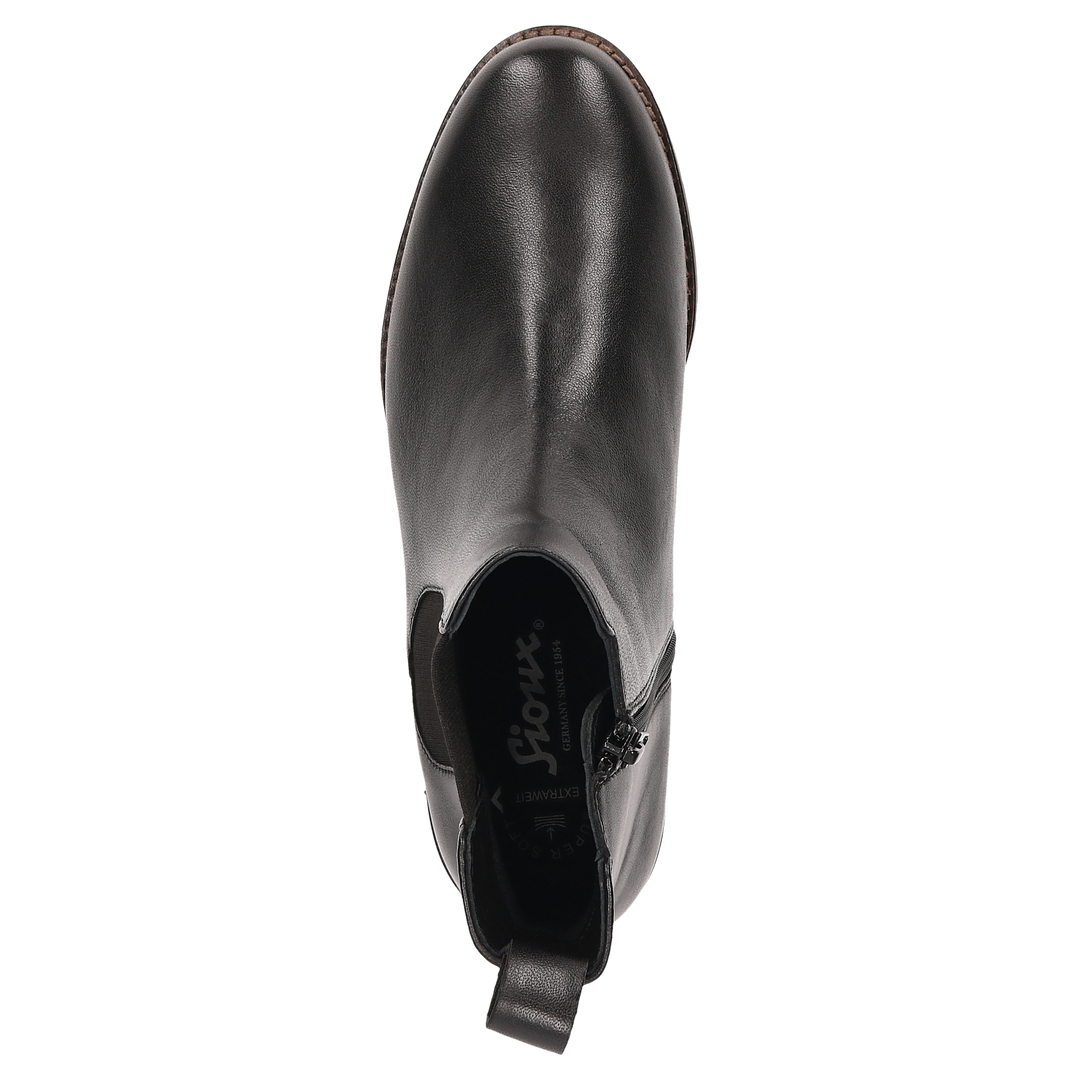 Sioux Meredith-750-H dames in zwart – bovenaanzicht