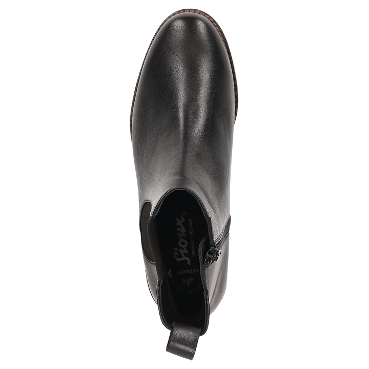 Sioux Meredith-750-H dames in zwart – bovenaanzicht