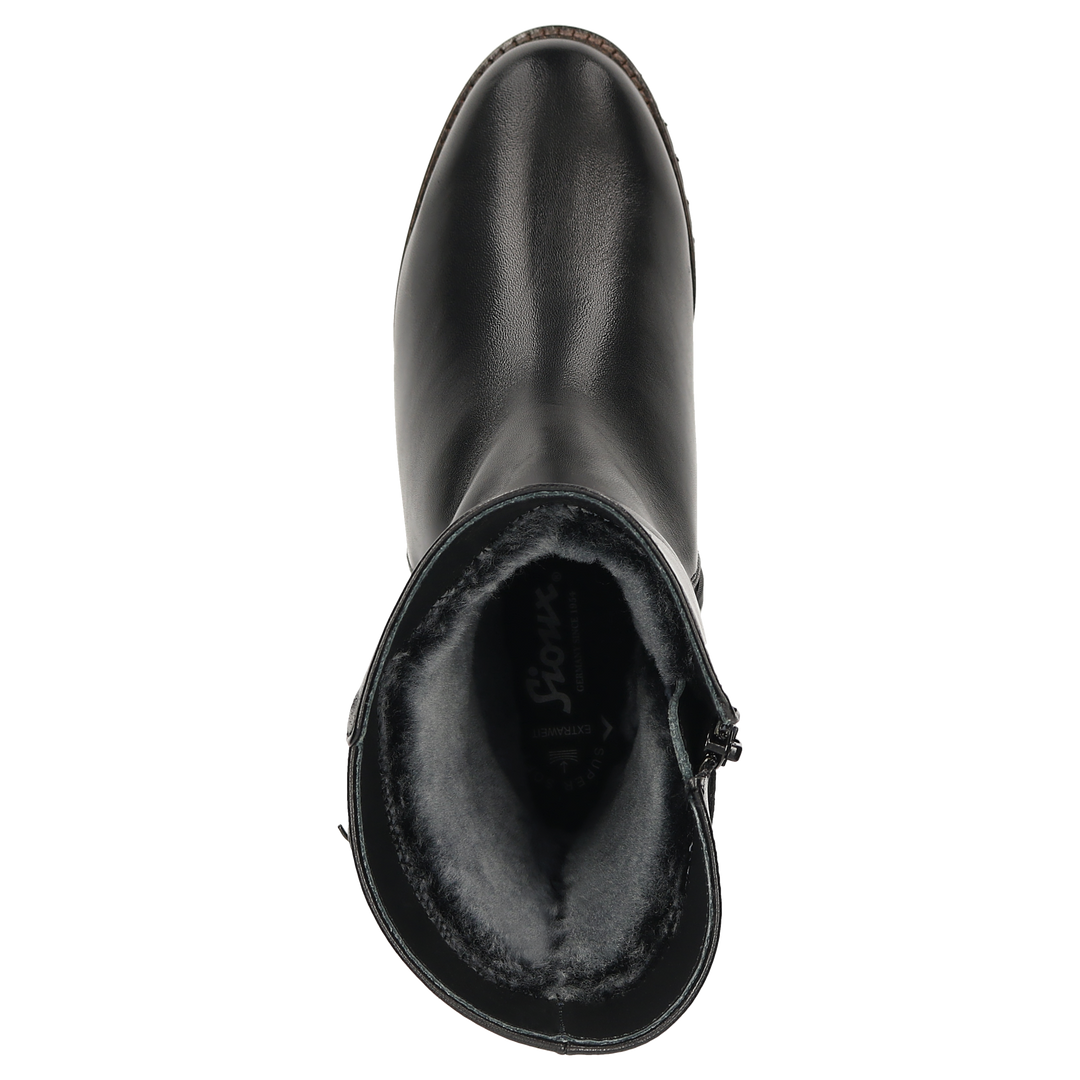 Sioux Merdit-756-TEX-LF-H dames in zwart – aanzicht van bovenaf