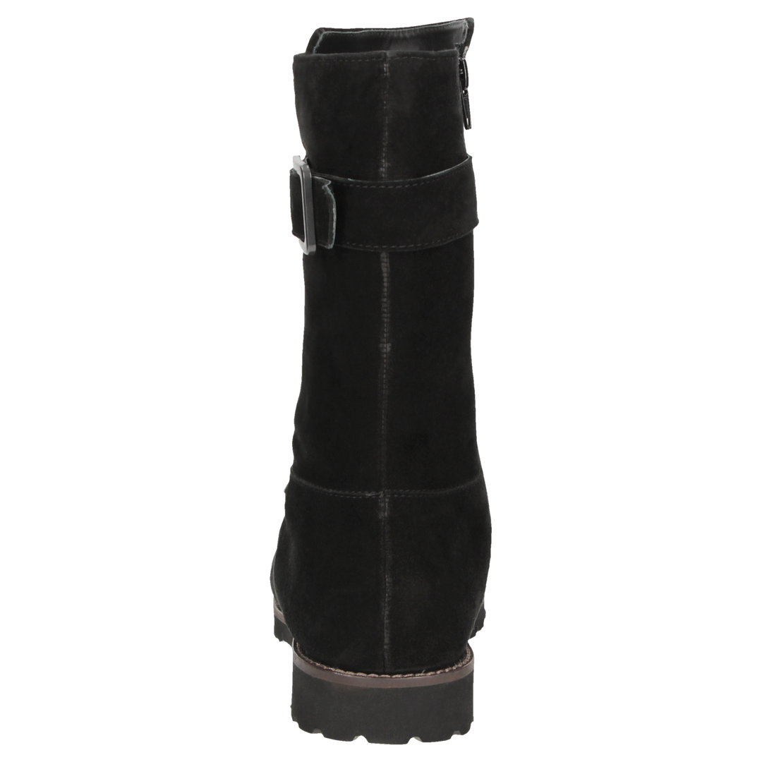 Sioux Merdit-756-TEX-LF-H pour femme, en noir – Vue de dos
