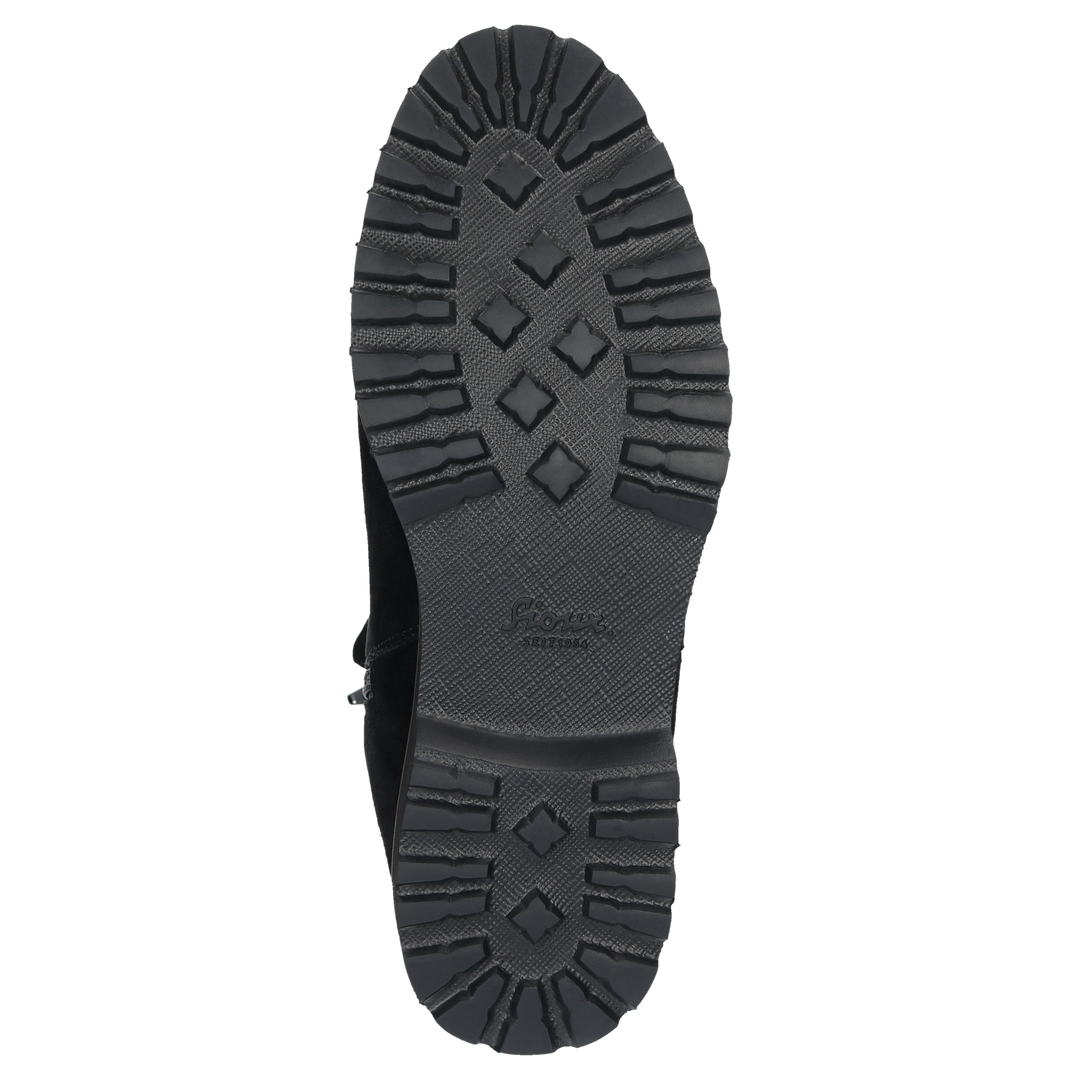Sioux Merdit-756-TEX-LF-H pour femme, en noir – Vue de la semelle
