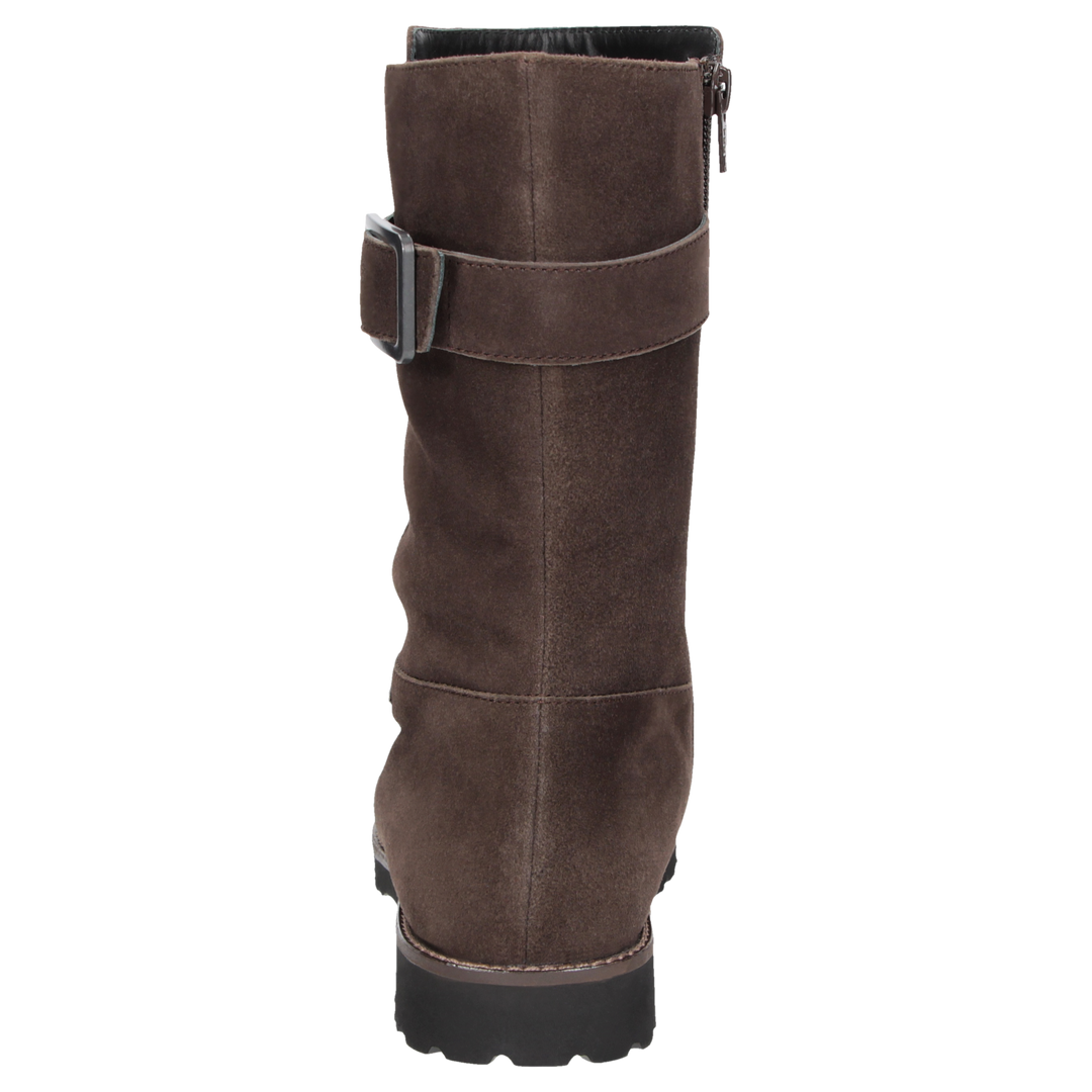 Sioux Merdit-756-TEX-LF-H pour femme, marron foncé – vue de dos