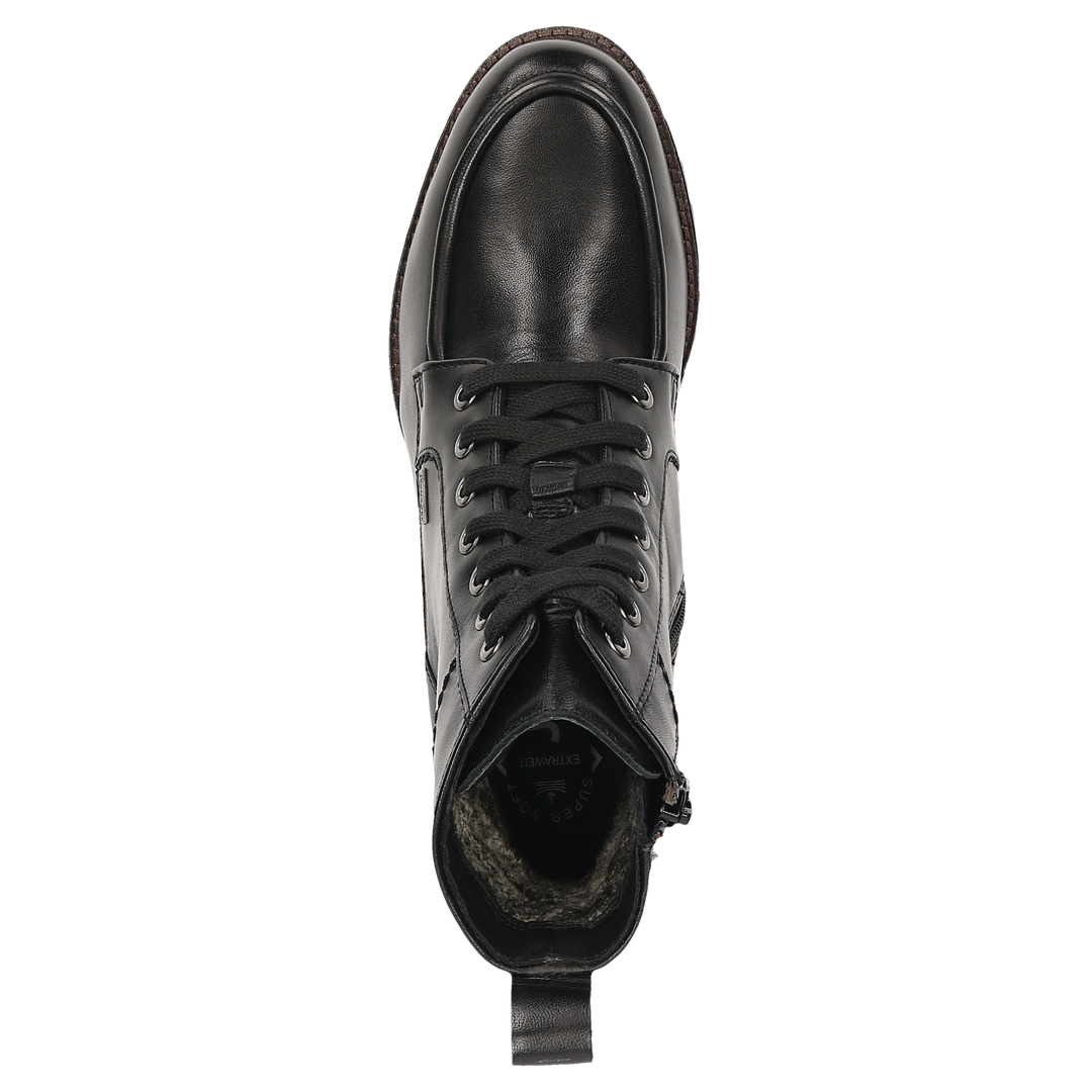 Sioux Merdit-759-TEX-WF-H dames, zwart – aanzicht van bovenaf