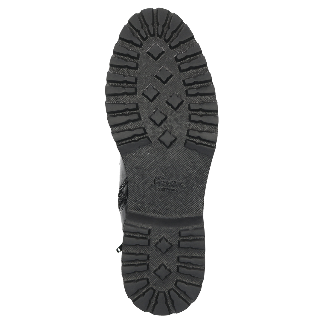 Sioux Merdit-759-TEX-WF-H dames in zwart – zoolaanzicht