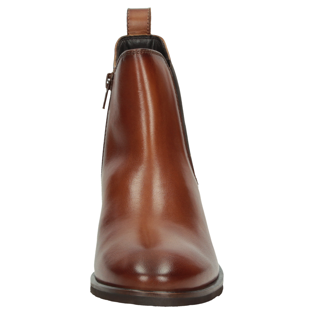 Sioux Elaneska-700 Damen in cognac – Frontalansicht