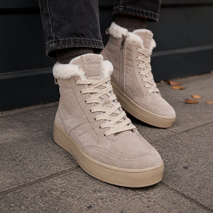 Sioux Edonita-701-LF dames in lichtbeige – foto van het paar