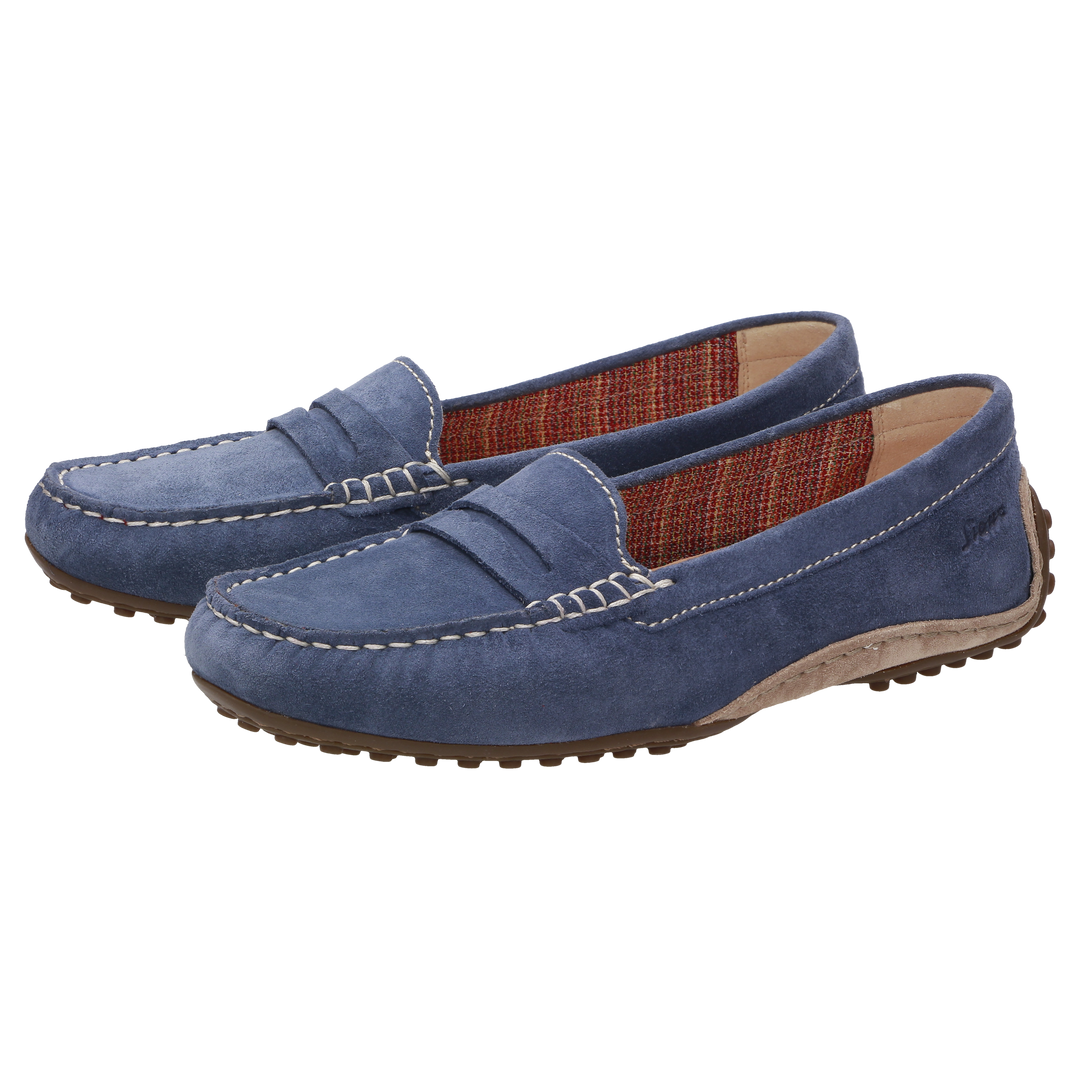 Sioux Cacciola Damen in blau – Paarbild