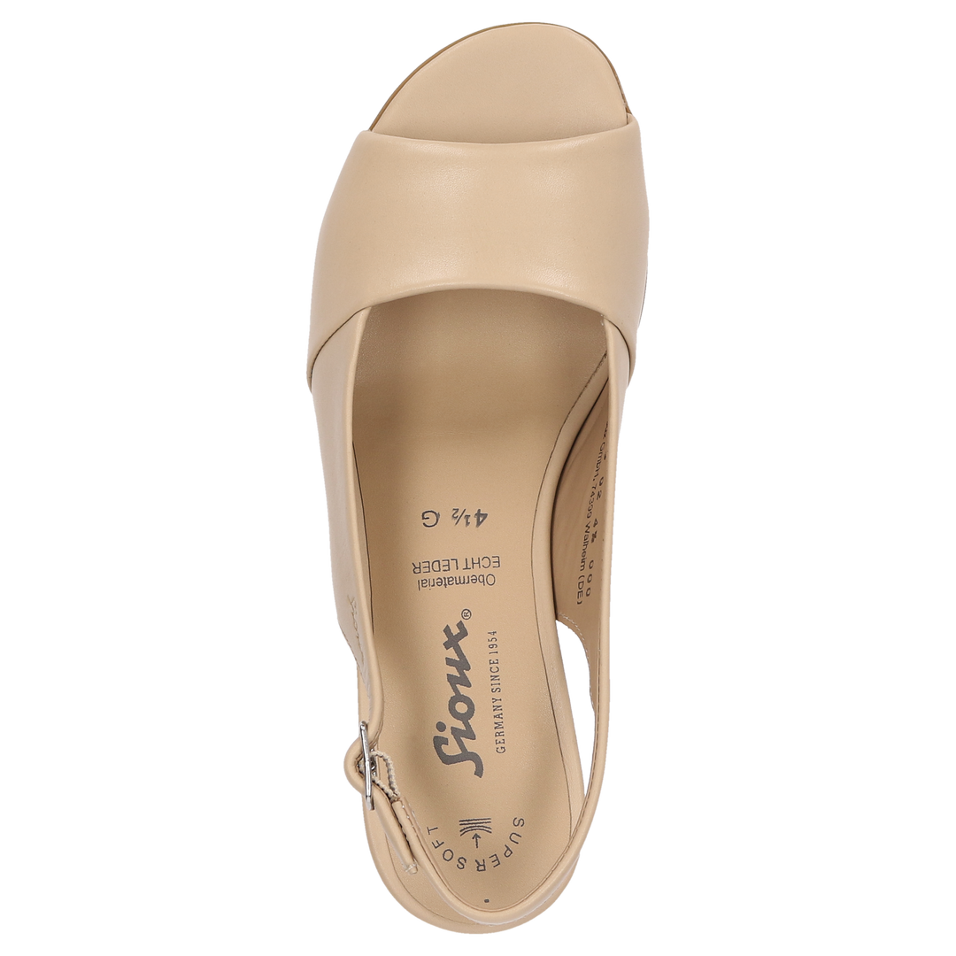 Sioux Zippora Damen in beige – Ansicht von oben