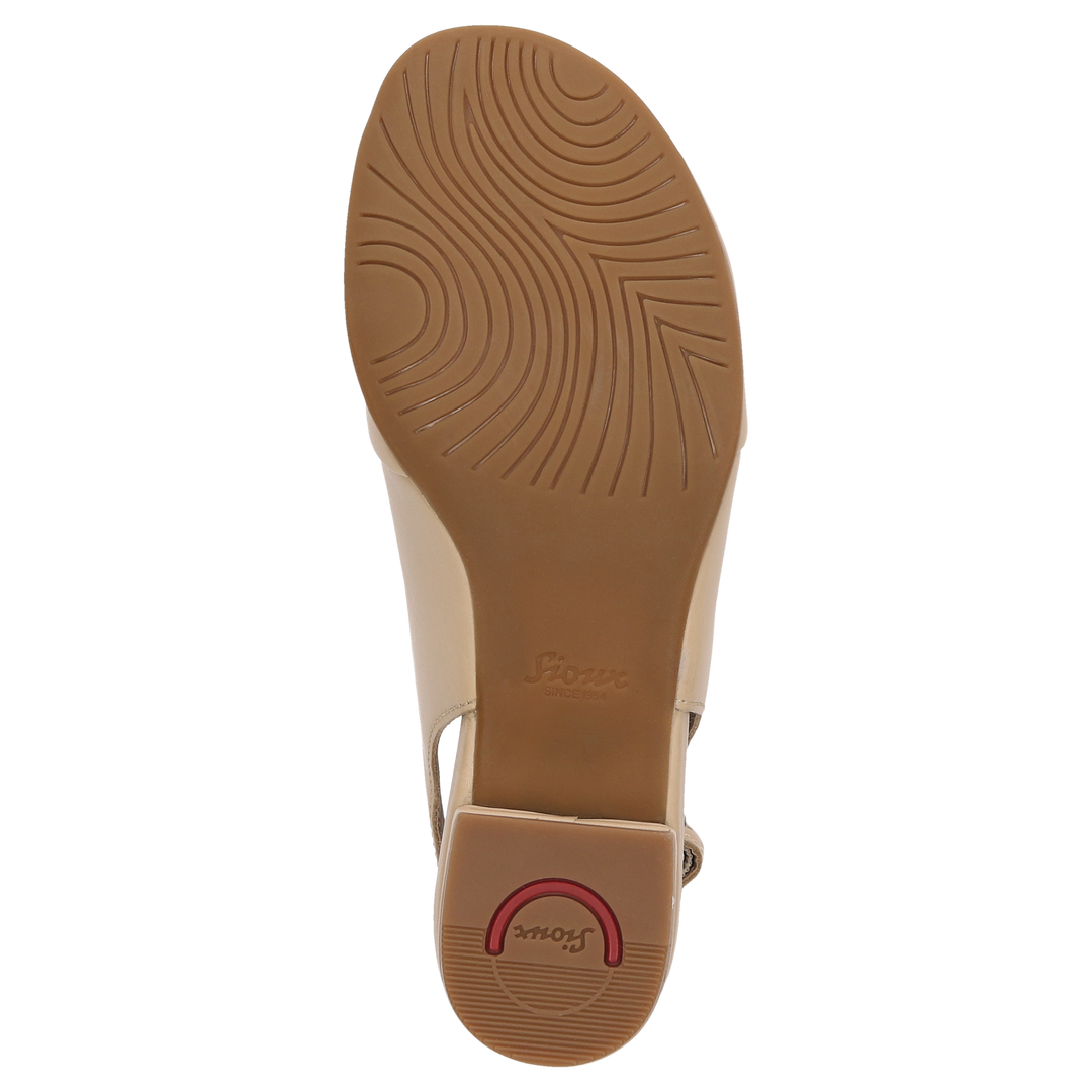Sioux Zippora Damen in beige – Sohlenansicht